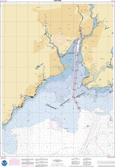 NOAA Nautical Chart 12371: New Haven Harbor; New Haven Harbor (Inset)